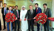 Fikret Ozer (third right), Ambassador of Turkey to Qatar, inaugurating Al Safa VIP Lounge by Q Life & Medical Insurance Company (QLM) at the Turkish Hospital yesterday in the presence of Ahmad M Zebeib (fourth right), Senior Manager- Life and Medical, QLM