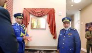 Chief of Staff of Qatar Armed Forces H E Major General (Pilot) Ghanim bin Shaheen Al Ghanim during the opening of the new headquarters of the military attache office of the of the State of Qatar in Washington DC, yesterday.