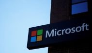 A sign marks the Microsoft office in Cambridge, Massachusetts, U.S. January 25, 2017. REUTERS/Brian Snyder/