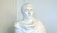 The Napoleon bust, by Rodin, was discovered in 2014 in New Jersey by a 22-year-old art history student. / AFP.