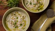 Cauliflower and Roasted Garlic Soup. Photo by Goran Kosanovic for The Washington Post.
