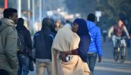 A File photo of a migrant. AFP.