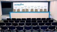 The conference room at the press ofice of Interfax in Moscow (Wikimedia Commons)