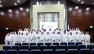 Qatari employees at the Oryx GTL during the annual Qatari Day .