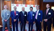 United Nations Alliance of Civilization delegation with officials of Qatar University and the Foundation for Education Above All.