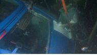 Underwater picture of the wreckage of Russian helicopter missing since Thursday October 26, outside Barentsburg, Svalbard (Spitsbergen), October 29, 2017. G.O. Sars/NTB scanpix/via Reuters
