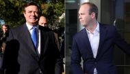 A collage file pictures of former Trump 2016 campaign chairman Paul Manafort (L) and Rick Gates, a former Trump campaign official are shown in Washington, U.S., October 30, 2017. REUTERS/James Lawler Duggan/Jim Urquhart