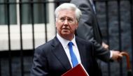 Britain's Secretary of State for Defence Michael Fallon leaves 10 Downing Street after a cabinet meeting, in London, Britain June 27, 2017. Reuters/Stefan Wermuth