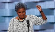 A file photo of former DNC Vice-Chair Donna Brazile during Day 2 of the Democratic National Convention at the Wells Fargo Center in Philadelphia./ AFP / SAUL LOEB