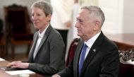 U.S. Secretary of Defense James Mattis in Helsinki, Finland November 6, 2017. Lehtikuva/Heikki Saukkomaa 