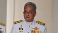 A file photo of senior Thai royal official Distorn Vajarodaya. / AFP / PORNCHAI KITTIWONGSAKUL