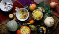 Biryani Stuffed Pumpkins. (Photo by Deb Lindsey for The Washington Post)