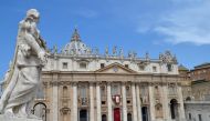 This file photo taken on June 04, 2017 in Vatican shows St Peter's basilica during a mass led by Pope Francis. AFP / Andreas Solaro