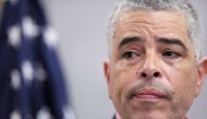 FILE PHOTO: Ricardo Ramos, executive director of the Electric Power Authority of Puerto Rico (PREPA), attends a news conference, in San Juan, Puerto Rico November 2, 2017. REUTERS/ Alvin Baez/File Photo.