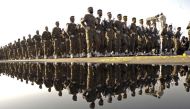 The Revolutionary Guards, Iran’s most powerful military force which also oversees an economic empire worth billions of dollars, have been fighting in support of Syrian president Bashar al-Assad for several years. (Reuters /  Morteza Nikoubazl) 