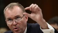 A file photo of Office of Management and Budget Director Mick Mulvaney testifying before the Senate Budget Committee in Washington, DC May 24, 2017./ AFP / GETTY IMAGES NORTH AMERICA / WIN MCNAMEE
