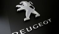 A logo of Peugeot car maker is seen at the Roland Garros stadium in Paris, France, May 28, 2016. Reuters/Jacky Naegelen
