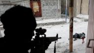 A file photo of an Iraqi special forces soldier shot dead an Islamic State suicide bomber in Mosul, Iraq, March 3, 2017. REUTERS/Goran Tomasevic/File Photo