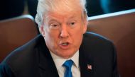 US President Donald Trump holds a Cabinet Meeting in the Cabinet Room at the White House in Washington, DC, December 6, 2017. / AFP / SAUL LOEB