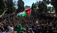 Muslim worshipers gathering to perform the first Friday Prayer at al-Aqsa Mosque compound ( Salih Zeki Fazl?o?lu - Anadolu Agency )