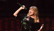 Taylor Swift performs at the Z100's iHeartRadio Jingle Ball 2017 at Madison Square Garden on December 7, 2017 in New York. AFP / Angela Weiss 
