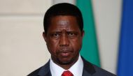 A file photo of Zambian President Edgar Lungu. Reuters