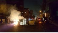 People protest in Tehran, Iran December 30, 2017 in this picture obtained from social media. REUTERS.