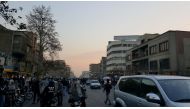 People protest in Tehran, Iran December 30, 2017 in in this picture obtained from social media. / Reuters.