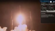 This still image from video courtesy of SpaceX shows the launch of SpaceX's secretive US government payload known as Zuma, January 7, 2018 at Cape Canaveral, Florida. AFP PHOTO / SPACEX