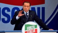 Silvio Berlusconi said in a radio interview that leaving the single currency would hurt Italy’s economy and added that his main ally, the eurosceptic Northern League, now shared his view. (AFP file photo)