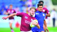 Qatar Rugby team in action in this file picture.