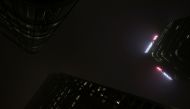 The HSBC Bank London headquarters is seen in low cloud early morning in London's Canary Wharf financial district, London, Britain January 11, 2018. REUTERS/Russell Boyce
