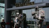 Cameras are set up by journalists outside Ritz-Carlton Hotel at International Commerce Centre, where the bodies of a woman and a boy were found and a man arrested, in Hong Kong January 14, 2018. Reuters pic
