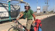  Oliver McAfee, 29, disappeared on 21 November while riding solo along the Israel National Trail near the small town of Mitzpe Ramon in the Negev. Facebook / Missing: Ollie McAfee in Israel 