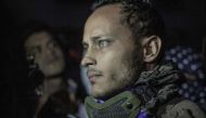 This file photo taken on July 13, 2017 shows Venezuelan police officer Oscar Perez participating in an anti-government protest in Caracas on July 13, 2017.  AFP / Inaki Zugasti