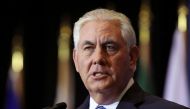 File  photo of US Secretary of State Rex Tillerson speaks at a news conference during the Foreign Ministers’ Meeting on Security and Stability on the Korean Peninsula in Vancouver, British Columbia, Canada, January 16, 2018. REUTERS/Ben Nelms/File Photo