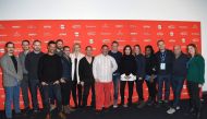 Cast and crew attend the world premiere 