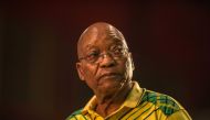 This file photo taken on December 16, 2017 shows South Africa's president Jacob Zuma speaking during the 54th ANC (African National Congress) national conference in Johannesburg.  AFP / Mujahid Safodien