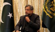 Pakistani Prime Minister Shahid Khaqan Abbasi speaks during an interview with Reuters in Islamabad, Pakistan January 22, 2018. REUTERS/Caren Firouz
