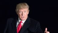 United States President Donald J. Trump gestures after answering a reporter's question as he returns to the White House in Washington, DC, USA, 26 January 2018, after attending the World Economic Forum in Davos, Switzerland. EPA/RON SACHS / POOL