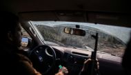 Free Syrian Army (FSA) members backed by Turkish Army are seen as they hit PYD/PKK targets in western Afrin, as part of the ongoing military operation in northwestern Syria on January 28, 2018. Onur Çoban - Anadolu 