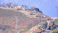Military vehicles of Turkey are being dispatched with security measures to Turkey's Kilis to support the units deployed at the border as part of the 