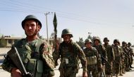 Afghan Soldiers. FILE PHOTO 