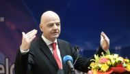 FIFA president Gianni Infantino.  AFP / Giang HUY