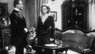A still image from the German classic movie ‘Heimat’ (1938). The term Heimat can conjure up images of the dramatic landscapes of Upper Bavaria or the rolling hills of the Rhineland but it can also evoke the ribaldry of drunken crowds in traditional lederh
