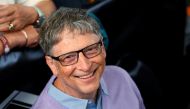 Microsoft founder Bill Gates waits to play table tennis during the Berkshire Hathaway annual meeting weekend in Omaha, Nebraska, May 7, 2017. (Reuters / Rick Wilking) 