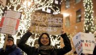 File photo of Deferred Action for Childhood Arrivals (DACA) recipient Gloria Mendoza participates in a demonstration in support of 