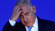 Israel's Prime Minister Benjamin Netanyahu visits the London Stock Exchange in London, Britain, November 3, 2017. REUTERS/Eddie Keogh/File Photo
