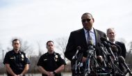 FBI Special Agent in Charge Gordon Johnson speaks at a news conference after a shooting outside the National Security Agency (NSA) headquarters in Fort Meade, Maryland, U.S. February 14, 2018. REUTERS/Sait Serkan Gurbuz