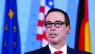 US Treasury Secretary Steven Mnuchin 